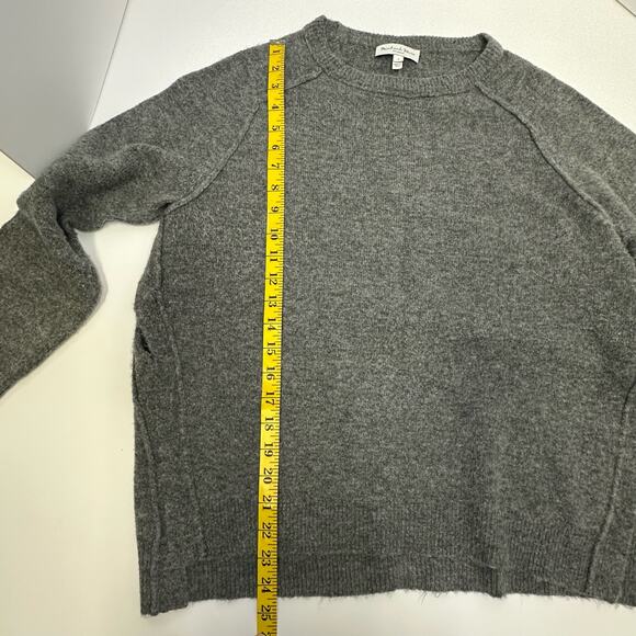 Michael Stars Gray Knit Raglan Sleeve Sweater - Size Small - Picture 5 of 9